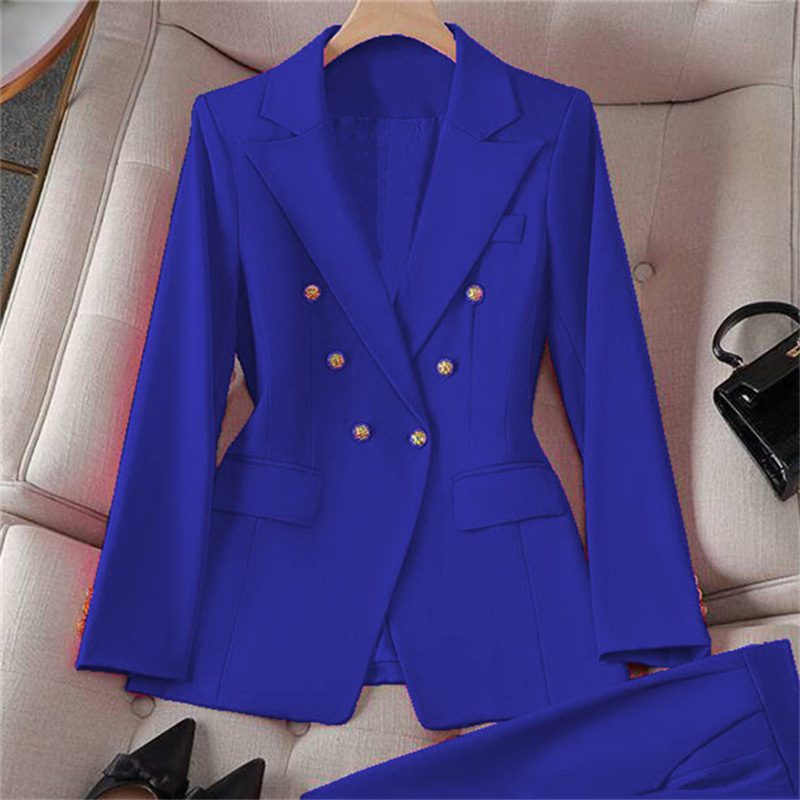 Retro Coat Slim Fit Casual Suit Top