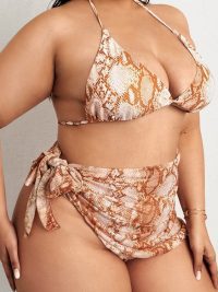 Bikini Three Piece Swimsuit Export Plus Size