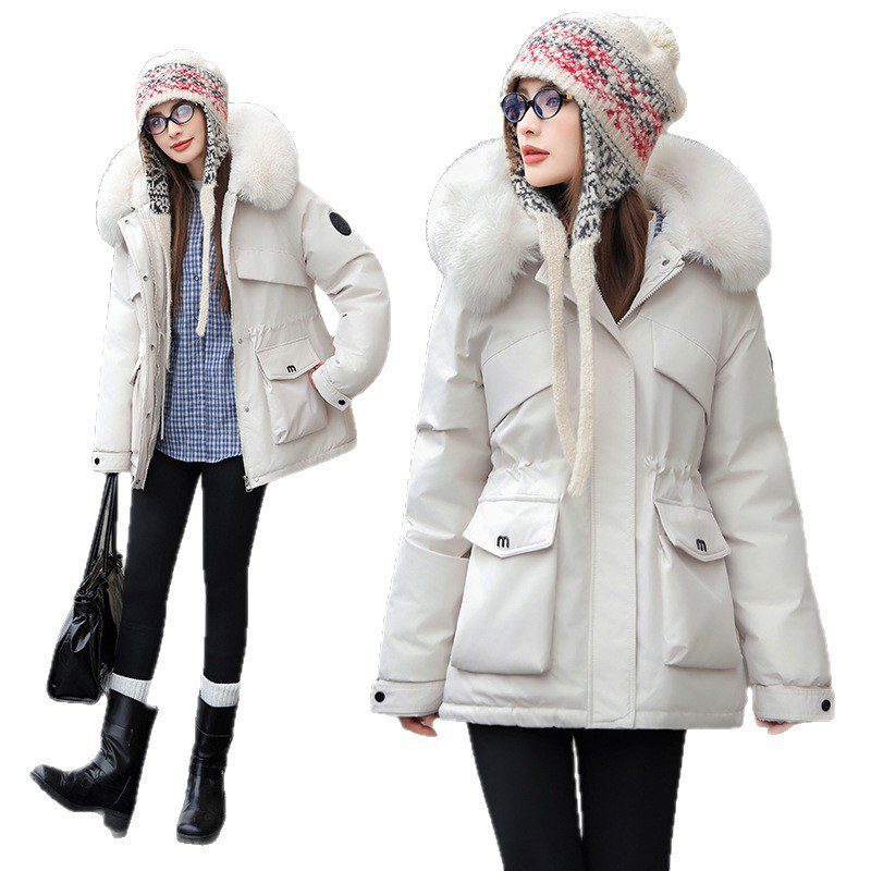 Women’s Quilted Fleece-lined Cotton Jacket – Warm & Cozy