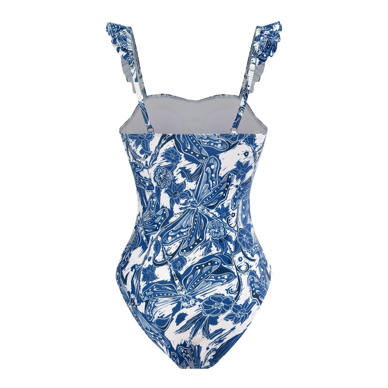 Hot Sale Two Piece Swimsuit Female French Printed Sexy