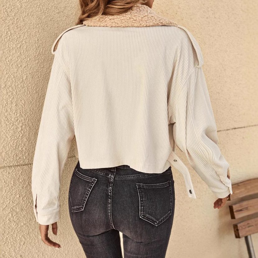 New Fashion Lamb Wool Jacket For Women