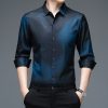 Long Sleeve Shirt Men's Thin Young And Middle-aged Casual Loose Fashion