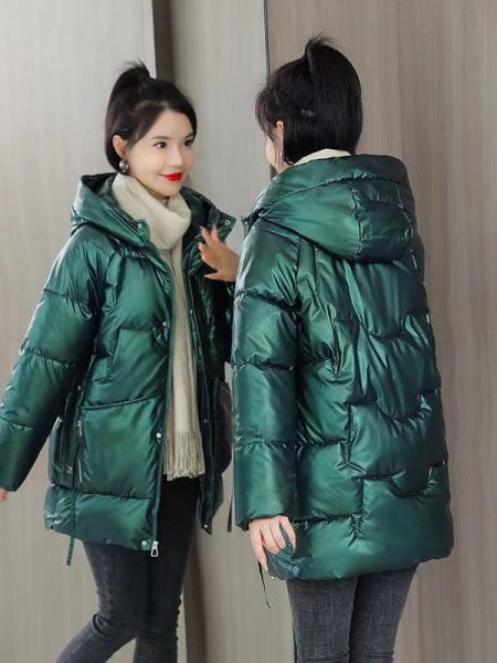 Women’s Winter Loose Thick Hooded Down Cotton Coat
