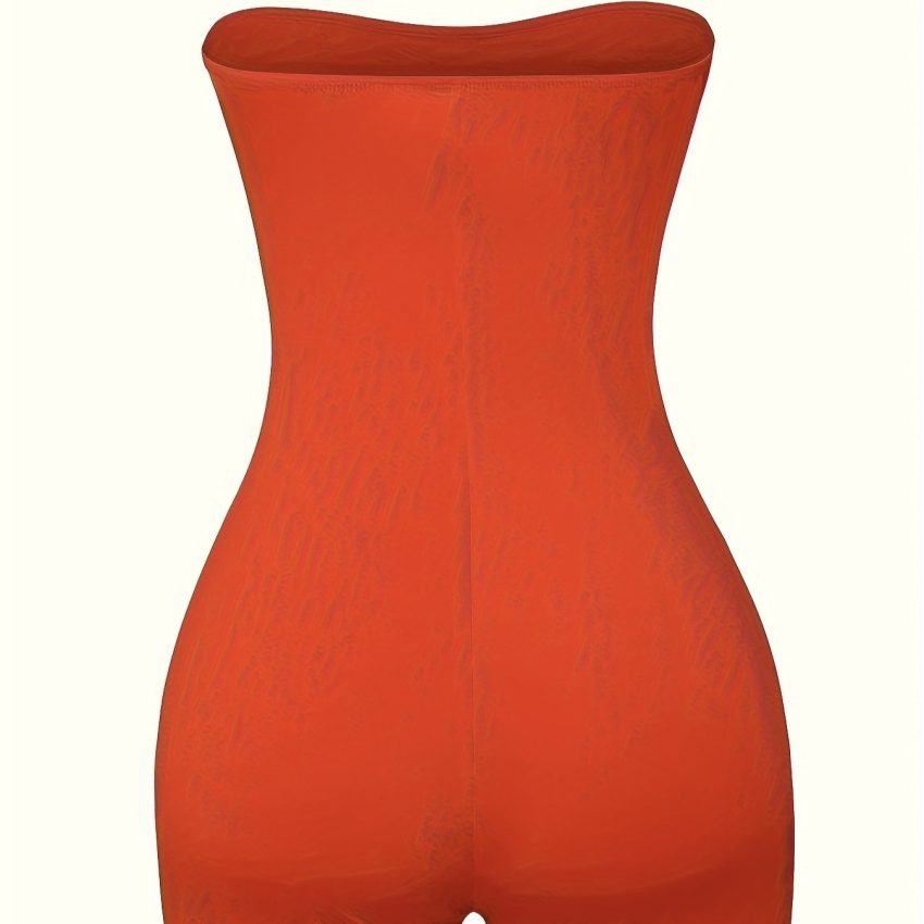 Ladies' Solid Color Off Shoulder Tight Fitting