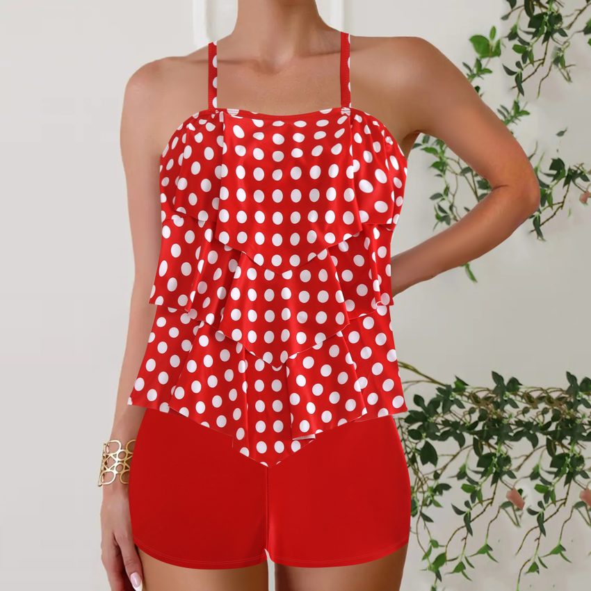 Split Flat Angle Women's Swimsuit Skirt