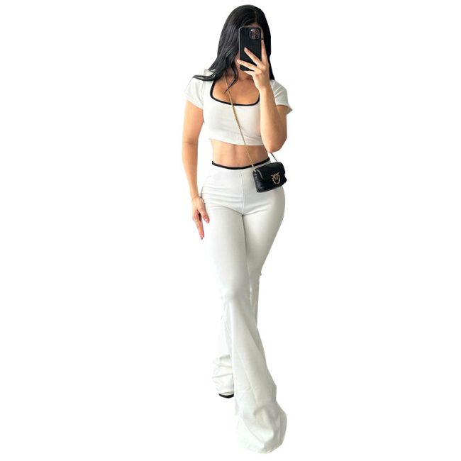Comfortable Low Waist Elastic Navel Slightly Pull Slimming Suit