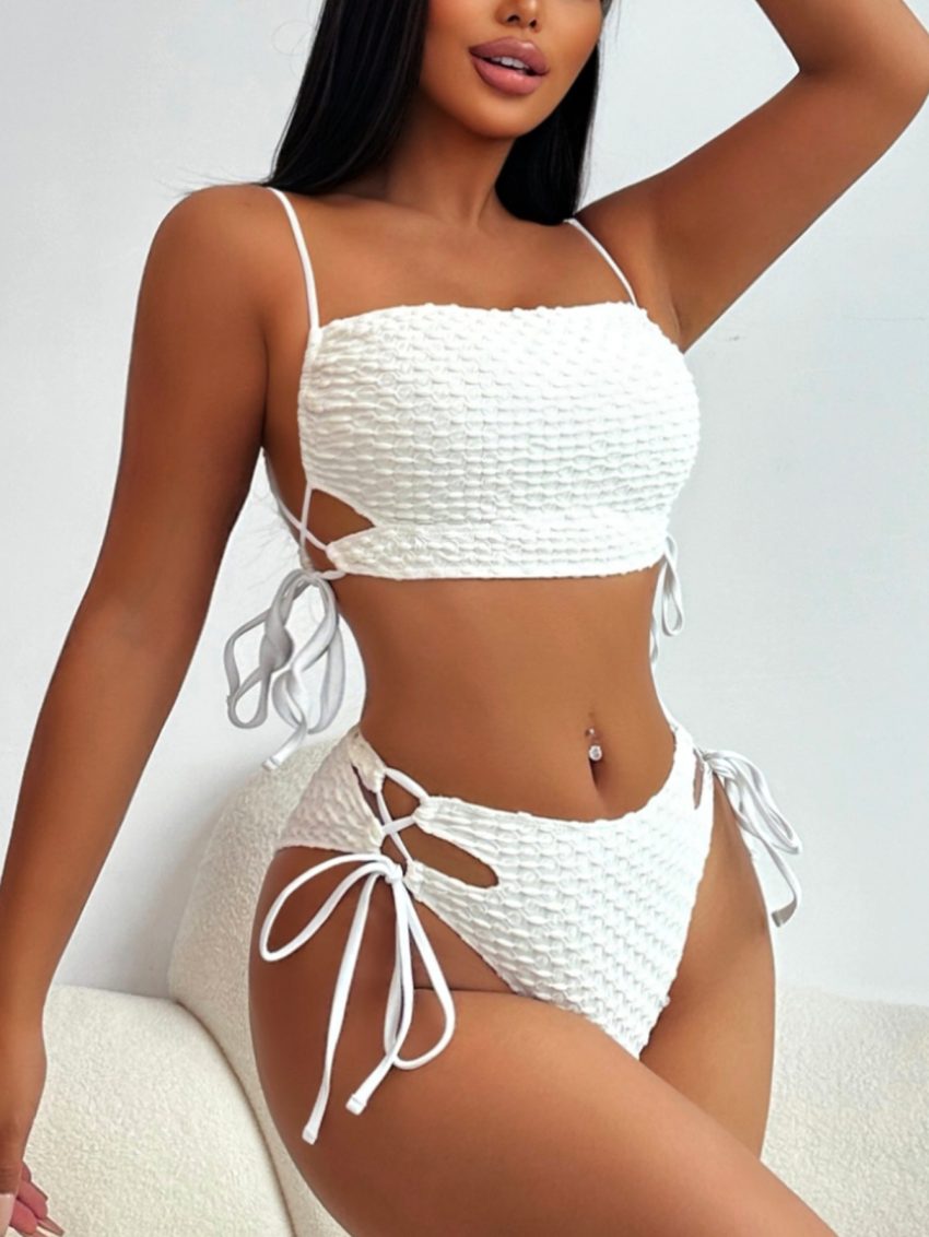 Creamy-white Sexy Swimsuit Women