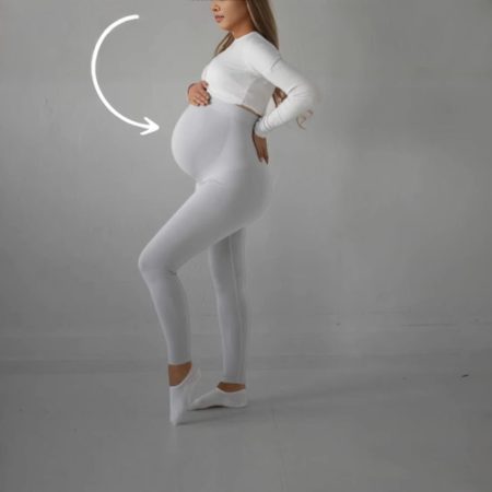 High Waist High Elastic Seamless Yoga Maternity Leggings Multicolor