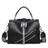 Studded Pillow Bag Soft Leather Retro One-shoulder Diagonal Bag All-match Tassel Handbag Multi-purpose Ladies Backpack