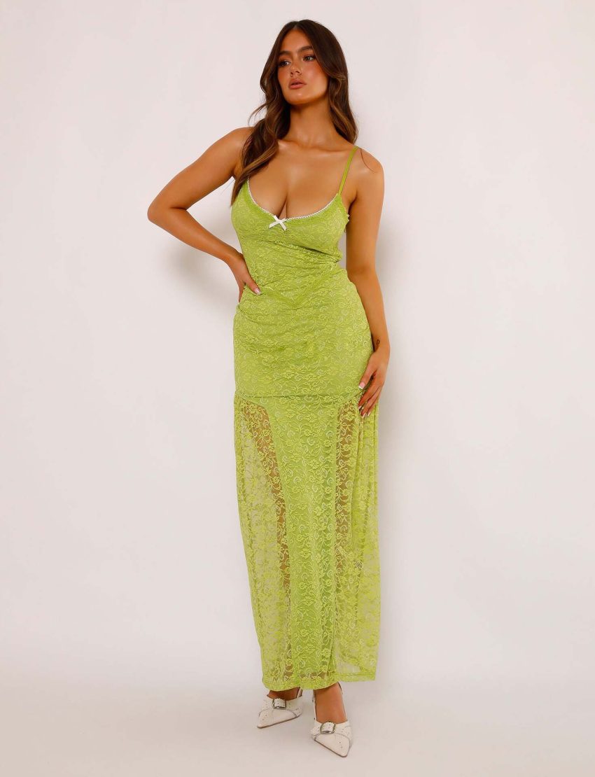 Sexy Sling Lace See-through Slim Sheath Dress