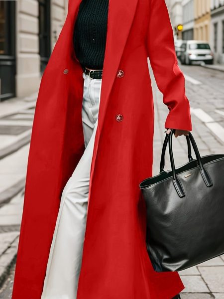 Women's Double-Breasted Trench Coat
