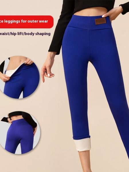 Plus Size Fleece-lined Thicker Cashmere Leggings
