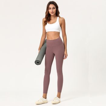 Sanding Yoga Pants – High-Waist Seamless Leggings for Women’s Fitness