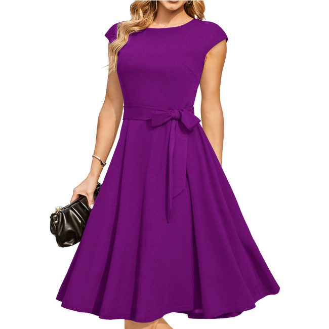 Sleeveless Lace-up Waist-tight Party High-end Dress