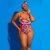 Ladies One-piece Swimsuit Graffiti Printed AliExpress Bikini Plus Size Bikini