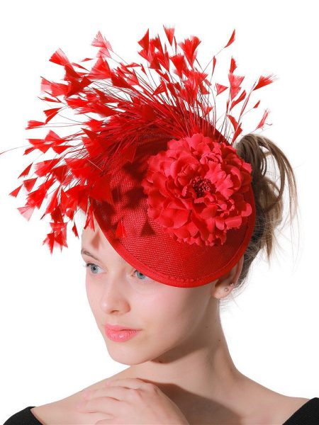 Fine Banquet Net Yarn Top Hat Hemp Yarn Headwear