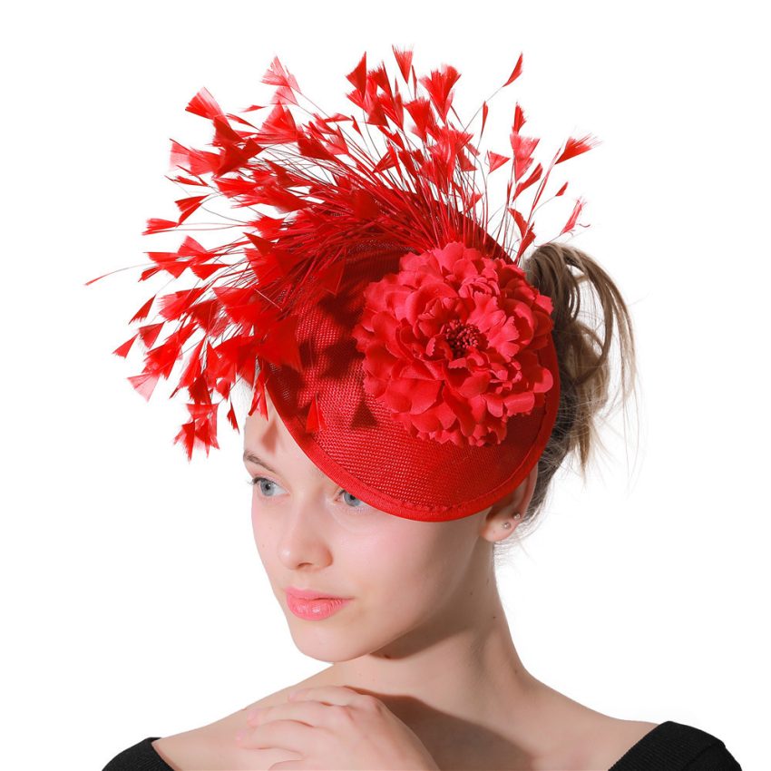 Fine Banquet Net Yarn Top Hat Hemp Yarn Headwear