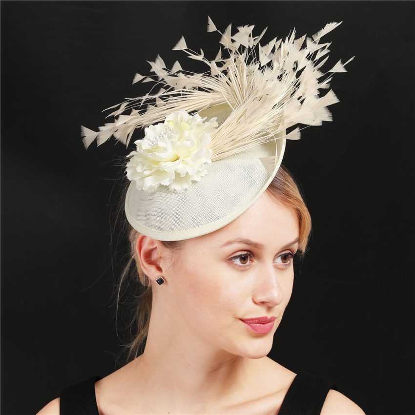 Fine Banquet Net Yarn Top Hat Hemp Yarn Headwear