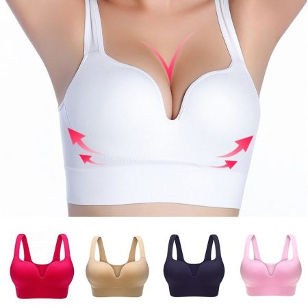 Large size seamless 3D sports bra