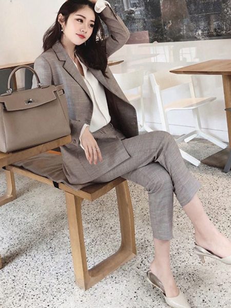 British Style Western New Korean Casual Suit Jacket