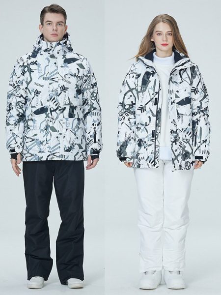 Ski Suit Women's And Men's Suit Winter Windproof And Water-repellent
