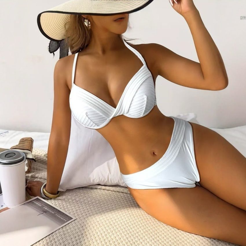 Multi-Color Casual Sexy Solid Color Women's Bikini