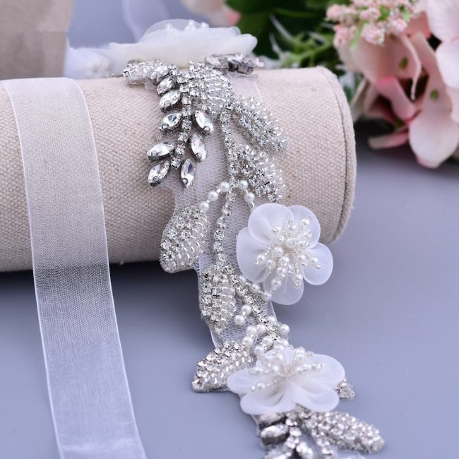 Party Bridesmaid Dress Pregnant Woman Flower Belt