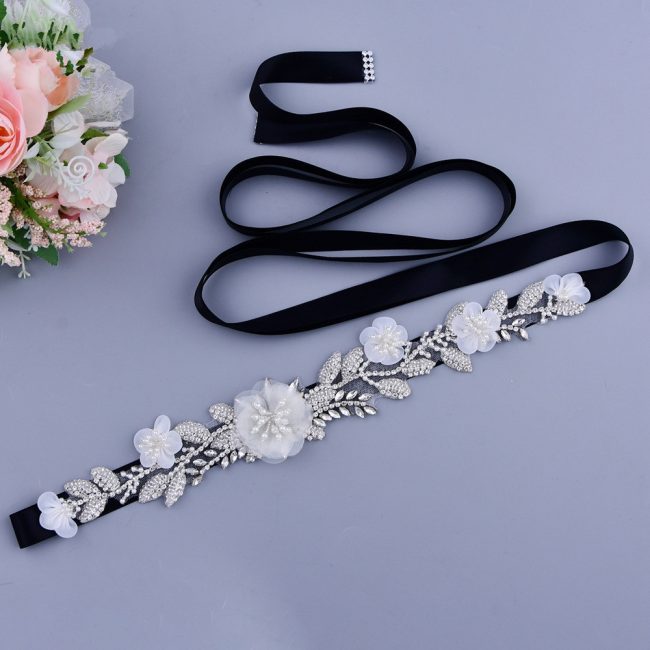 Party Bridesmaid Dress Pregnant Woman Flower Belt