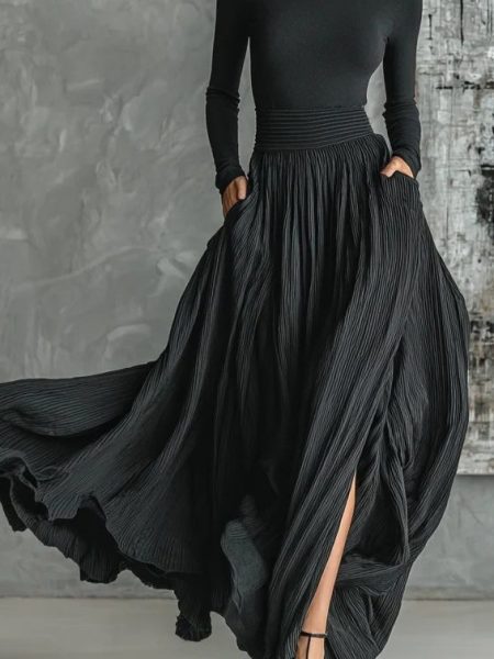 Elegant Retro Light Luxury Slim Fit Gentle Niche Dress Women