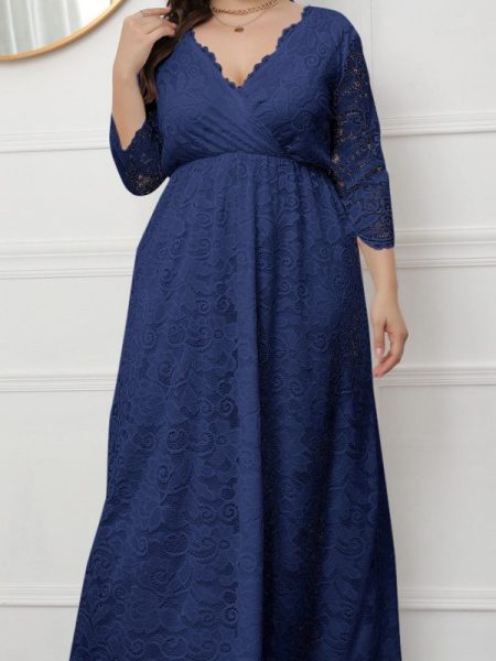Bridesmaid Elegant Lace Women's Dress