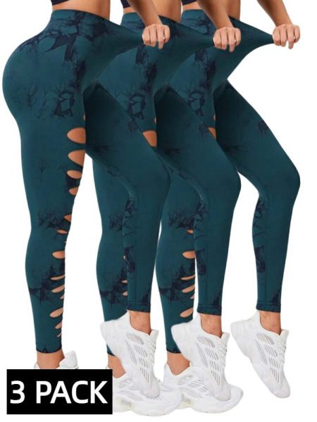 3 PACK Butt Lifting Yoga Gym Athletic Pants