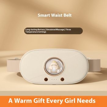 Hot Compress Vibration Massage Waist Supporter Usb Charging Multifunctional