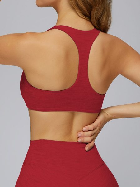 Brushed Yoga Bra H-shaped Beauty Back Workout Clothes