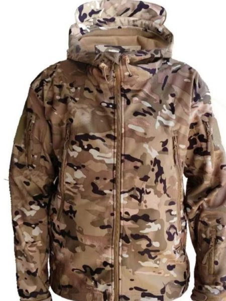 Men's Shell Jacket Trench Coat