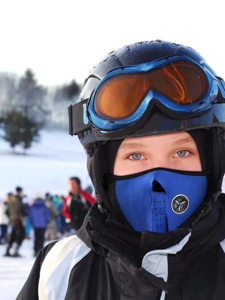 Half Face Mask Breathable Windproof Dustproof Neck Warmer For Bike Motorcycle Racing