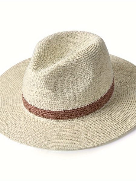 Hot Selling Panama Hat Summer Men's And Women's Vacation Beach Straw Hat