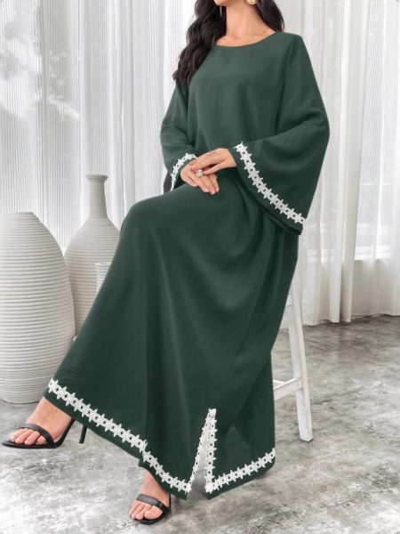 Women's Solid Color Chiffon Beach Cover-up Dress