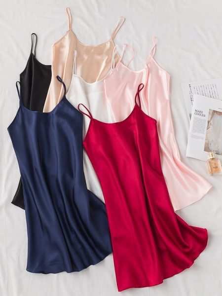 Bridesmaid Red Bridal Dressing Gown Suspender Dress Home Night Gown