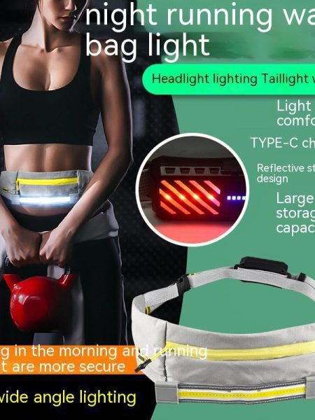 Sports Mobile Phone Bag Large Capacity Night Running Reflective Pockets