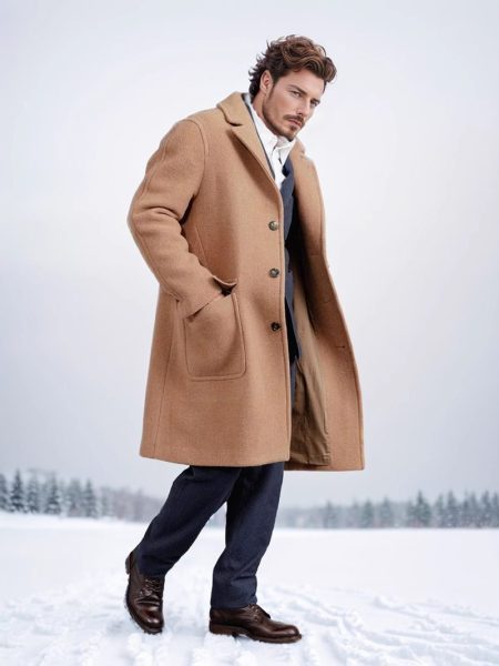 British Winter Woolen Coat