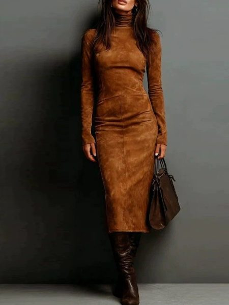 Sexy Slim-fit Long-sleeved Dress For Women