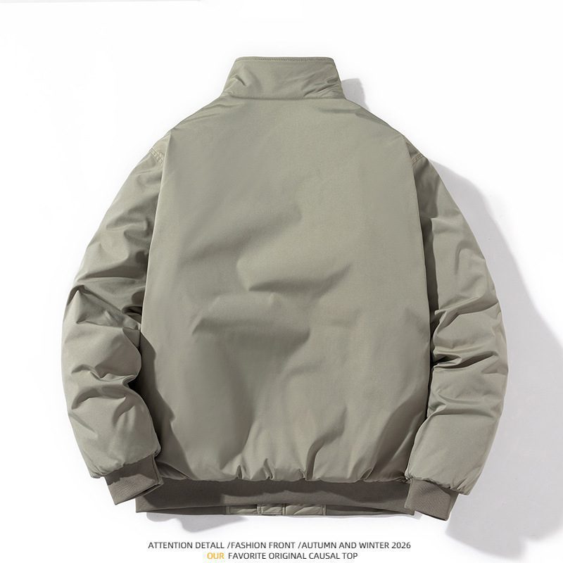 Men's Bomber Jacket Thickened Baseball Cotton Coat