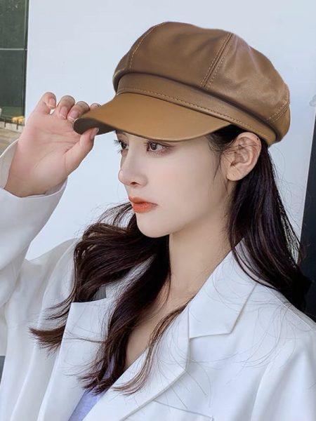 All-match Face Slimming Beret Octagonal