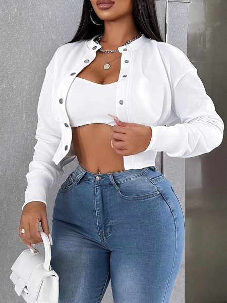 Women's Single-breasted Daily Long Sleeve Casual Jacket