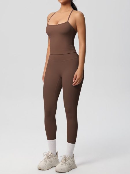 Back Tight Exercise Yoga Clothes Suit for Women