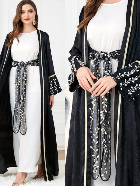 Women's Suit Two-piece Middle Eastern Long-sleeved Dress For Women