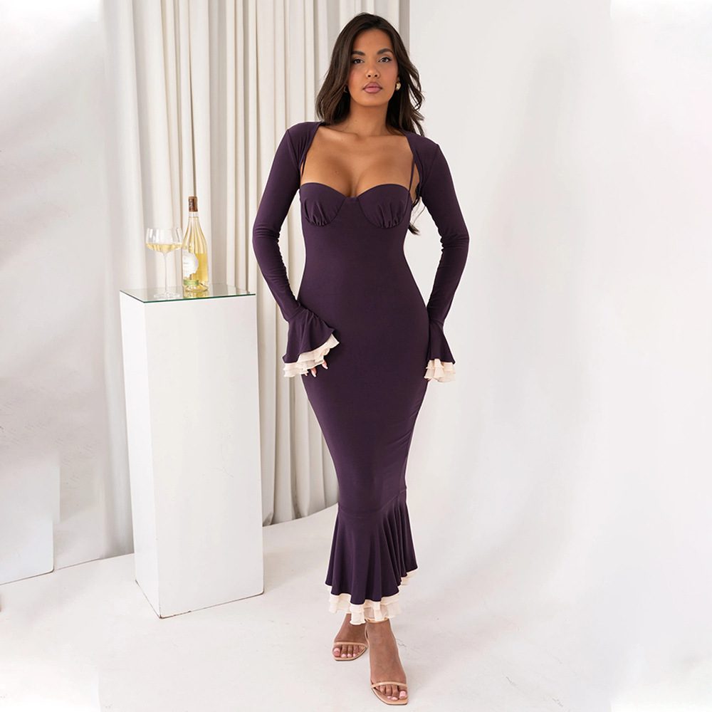 Fashion Suspenders Temperament Dress Suit Women