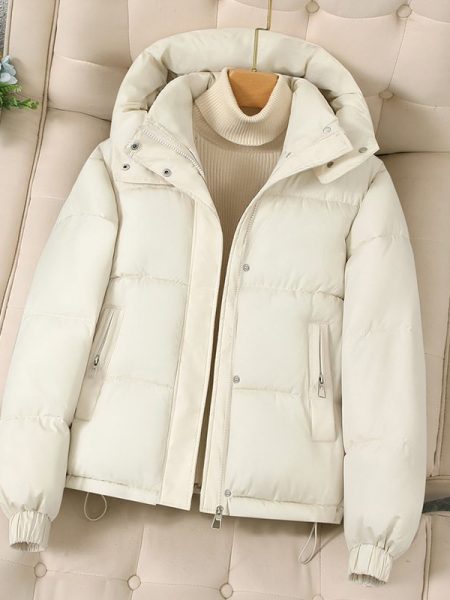 Hooded Thick Padded Coat For Petite Winter Jacket