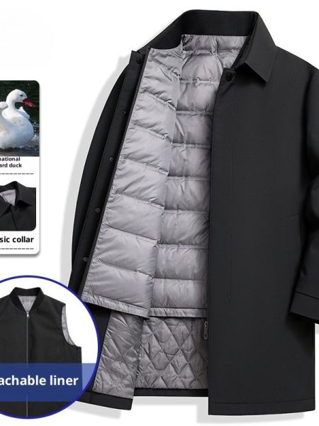 Men’s Mid-length Duck Down Jacket
