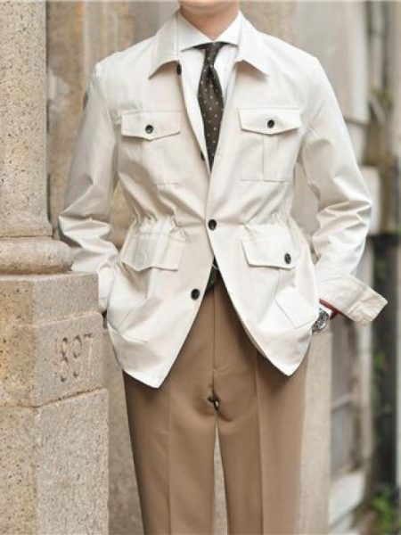 Casual Workwear Jacket Pu Handsome Lapel Retro Easy Matching Coat